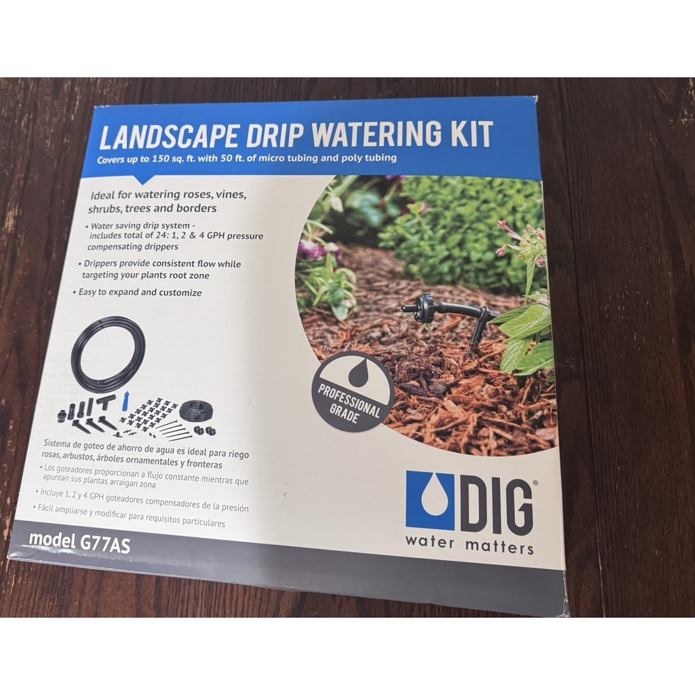 Landscape Drip Watering Kit. EASY. Brand New In Box. Never Used - Picture 1 of 5